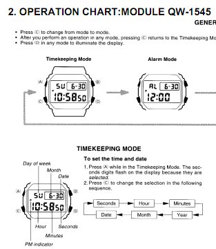casio g-shock manual